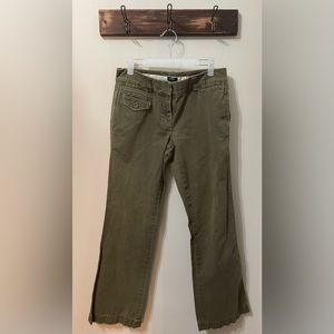 J. Crew broken in, low fit, cotton pants/EUC Vintage.